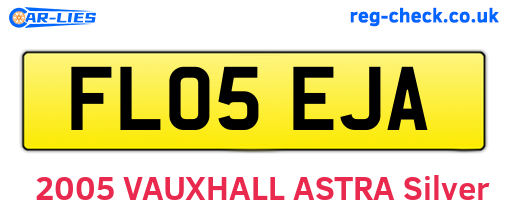 FL05EJA are the vehicle registration plates.