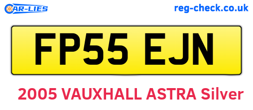 FP55EJN are the vehicle registration plates.