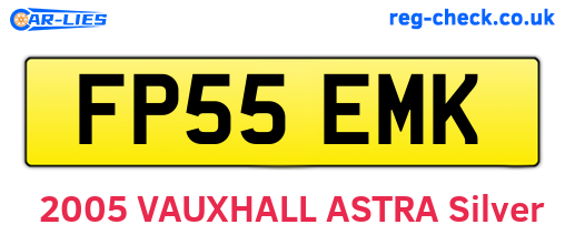 FP55EMK are the vehicle registration plates.