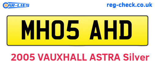 MH05AHD are the vehicle registration plates.