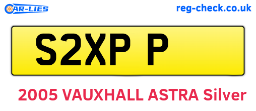 S2XPP are the vehicle registration plates.