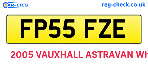 FP55FZE are the vehicle registration plates.