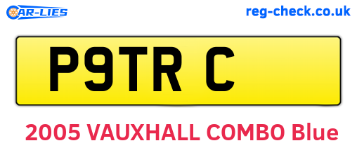 P9TRC are the vehicle registration plates.