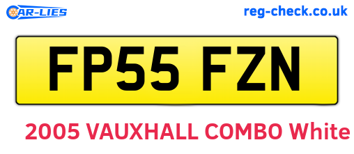 FP55FZN are the vehicle registration plates.