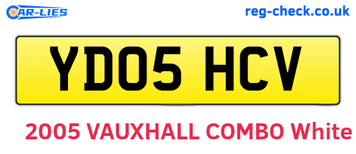 YD05HCV are the vehicle registration plates.