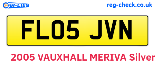 FL05JVN are the vehicle registration plates.