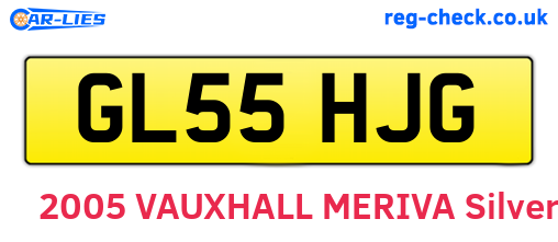 GL55HJG are the vehicle registration plates.