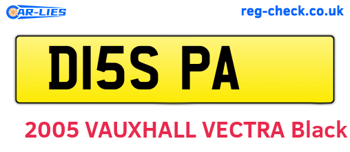 D15SPA are the vehicle registration plates.