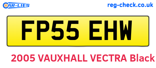 FP55EHW are the vehicle registration plates.
