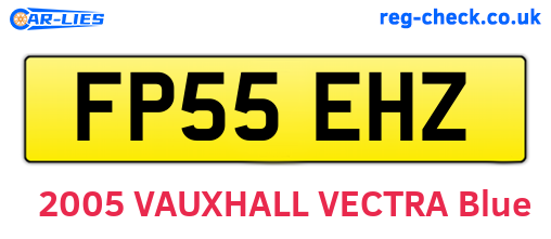 FP55EHZ are the vehicle registration plates.