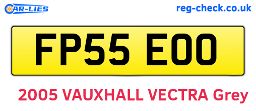 FP55EOO are the vehicle registration plates.