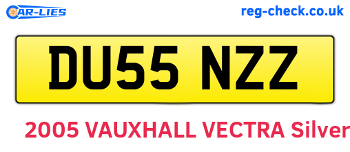 DU55NZZ are the vehicle registration plates.