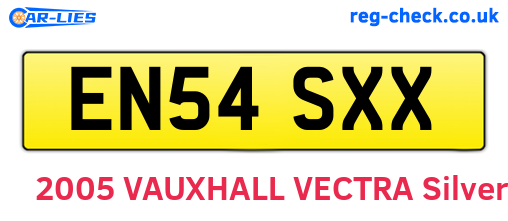 EN54SXX are the vehicle registration plates.