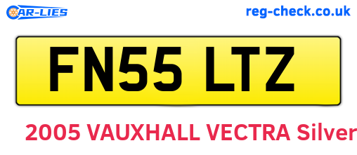 FN55LTZ are the vehicle registration plates.