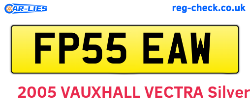 FP55EAW are the vehicle registration plates.