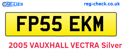 FP55EKM are the vehicle registration plates.