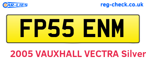 FP55ENM are the vehicle registration plates.