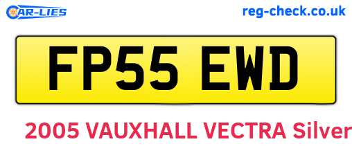 FP55EWD are the vehicle registration plates.