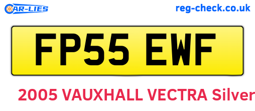 FP55EWF are the vehicle registration plates.