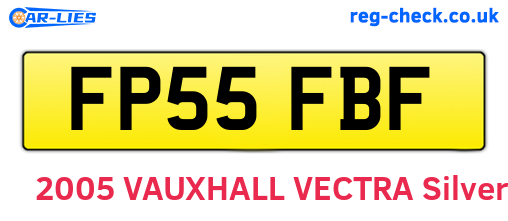 FP55FBF are the vehicle registration plates.