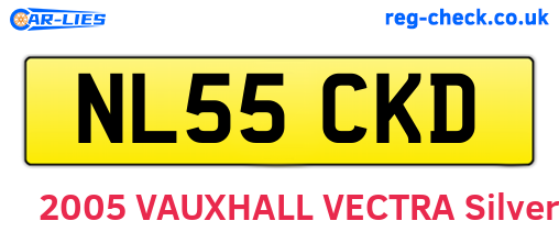 NL55CKD are the vehicle registration plates.