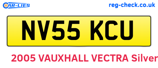 NV55KCU are the vehicle registration plates.