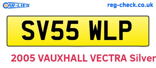 SV55WLP are the vehicle registration plates.