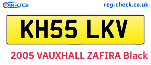 KH55LKV are the vehicle registration plates.
