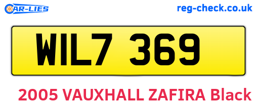 WIL7369 are the vehicle registration plates.