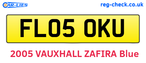 FL05OKU are the vehicle registration plates.