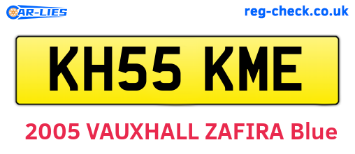 KH55KME are the vehicle registration plates.
