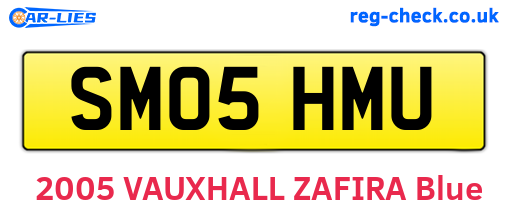SM05HMU are the vehicle registration plates.