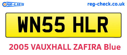 WN55HLR are the vehicle registration plates.