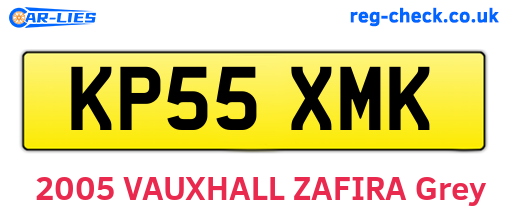 KP55XMK are the vehicle registration plates.