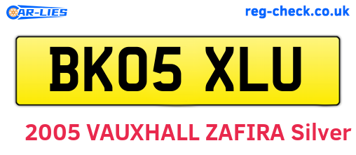 BK05XLU are the vehicle registration plates.