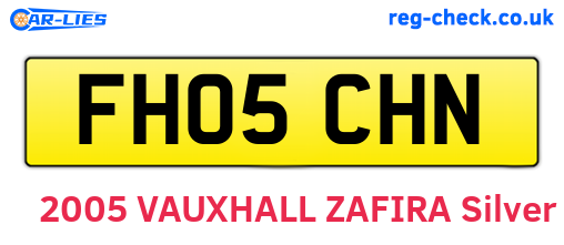 FH05CHN are the vehicle registration plates.