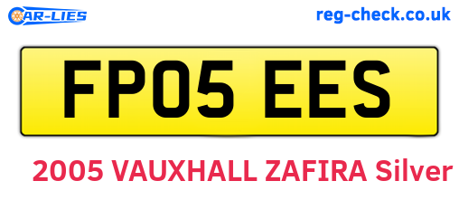 FP05EES are the vehicle registration plates.