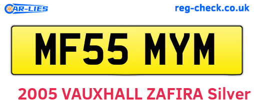 MF55MYM are the vehicle registration plates.