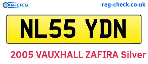 NL55YDN are the vehicle registration plates.