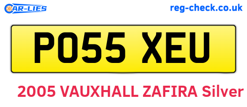 PO55XEU are the vehicle registration plates.