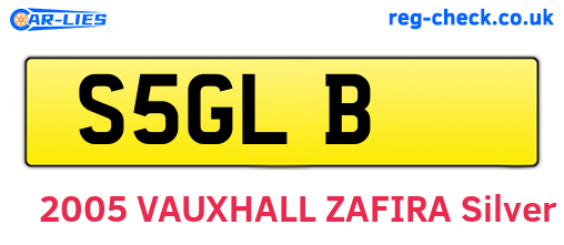 S5GLB are the vehicle registration plates.