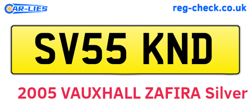 SV55KND are the vehicle registration plates.