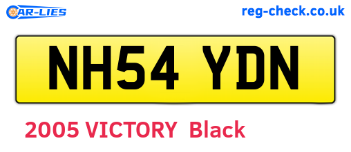 NH54YDN are the vehicle registration plates.