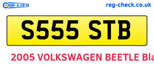 S555STB are the vehicle registration plates.