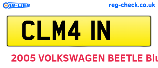CLM41N are the vehicle registration plates.