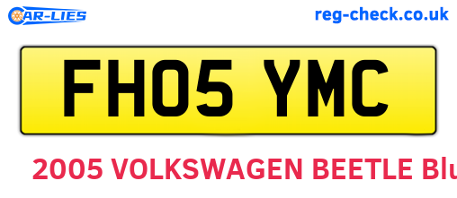 FH05YMC are the vehicle registration plates.