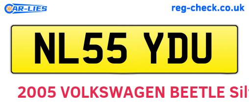 NL55YDU are the vehicle registration plates.