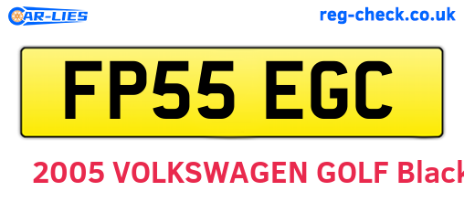 FP55EGC are the vehicle registration plates.