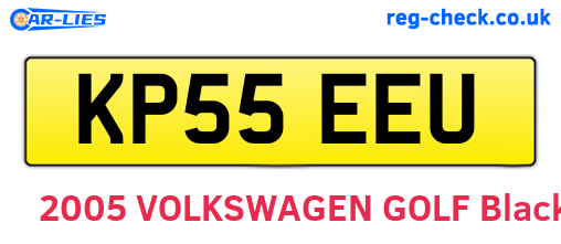 KP55EEU are the vehicle registration plates.