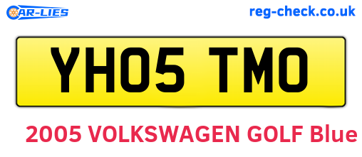 YH05TMO are the vehicle registration plates.